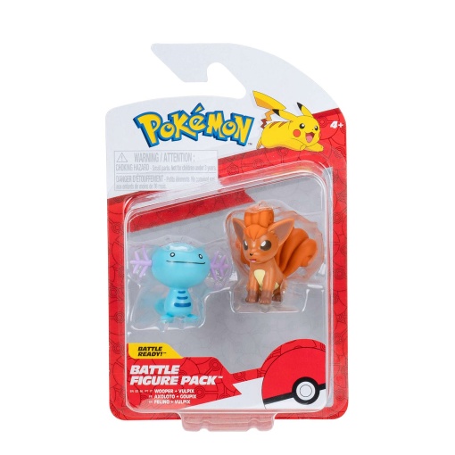 Pokémon Wooper + Vulpix 5cm (pack 2 unidades)