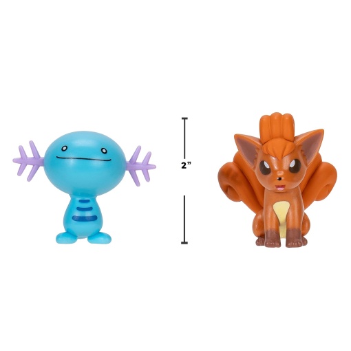 Pokémon Wooper + Vulpix 5cm (pack 2 unidades)