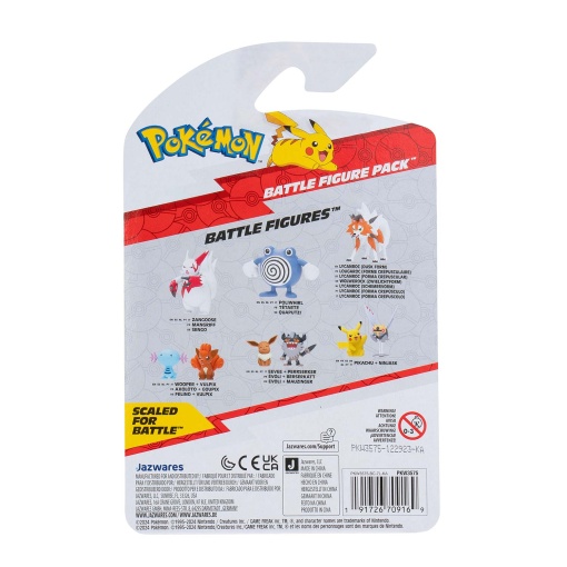 Pokémon Wooper + Vulpix 5cm (pack 2 unidades)