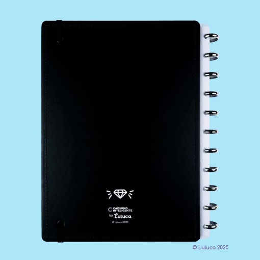 Caderno inteligente grande (215x280mm) pautado Pandalu Star by Luluca