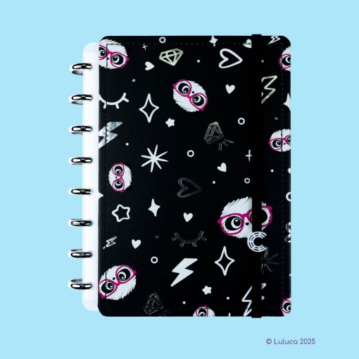 Caderno inteligente A5 pautado Pandalu Star by Luluca