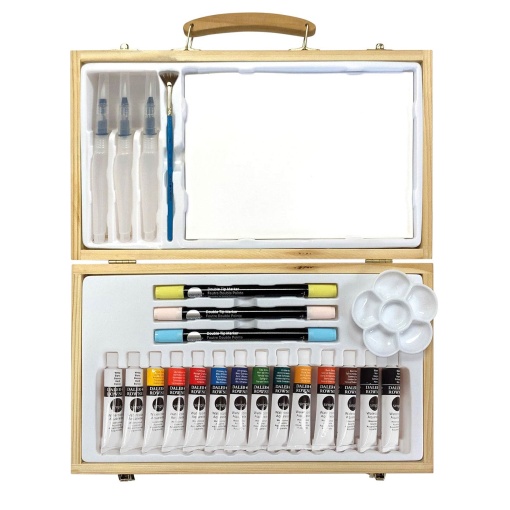 Conjunto de pintura aguarela DALER-ROWNEY Simply - 38 peças
