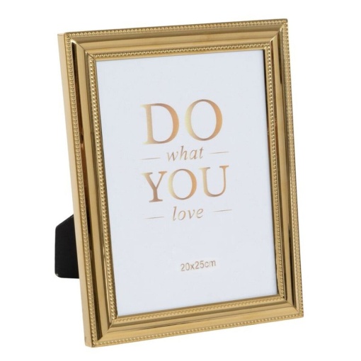 Moldura de metal D'CASA 20x25cm dourado