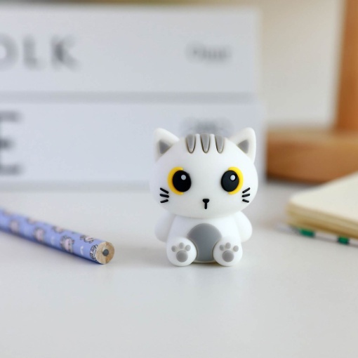 Afia 3D iTotal gato branco