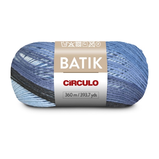 Fio de crochet CÍRCULO Batik 100g Amuleto 9172