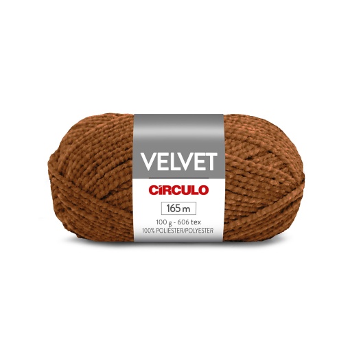 Fio de crochet CÍRCULO Velvet 100g Bombom 7087