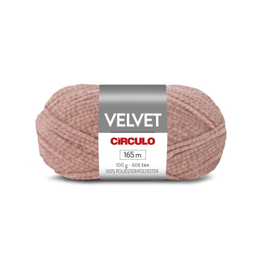Fio de crochet CÍRCULO Velvet 100g Quartzo 3390