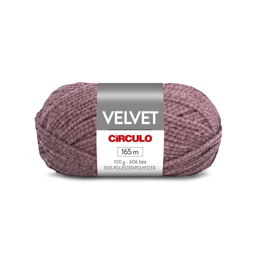 Fio de crochet CÍRCULO Velvet 100g Cravo 7655