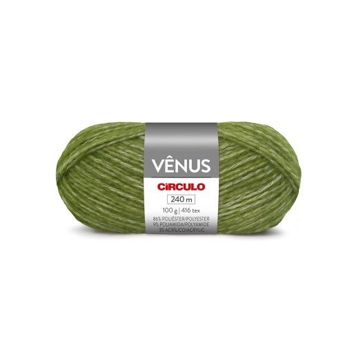 Fio de crochet CÍRCULO Venus 100g Trilha na Mata 9486