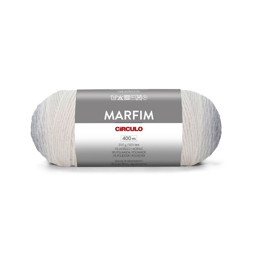 Fio de crochet CÍRCULO Marfim 200g Nublado 9199