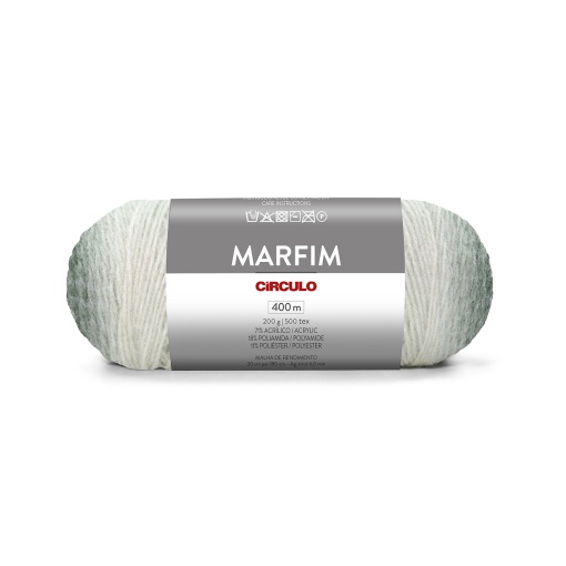 Fio de crochet CÍRCULO Marfim 200g Babosa 9391