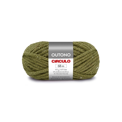 Fio de tricot CÍRCULO Outono 100g Mostarda 7030