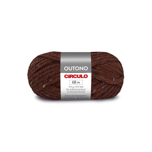 Fio de tricot CÍRCULO Outono 100g Sândalo 3585