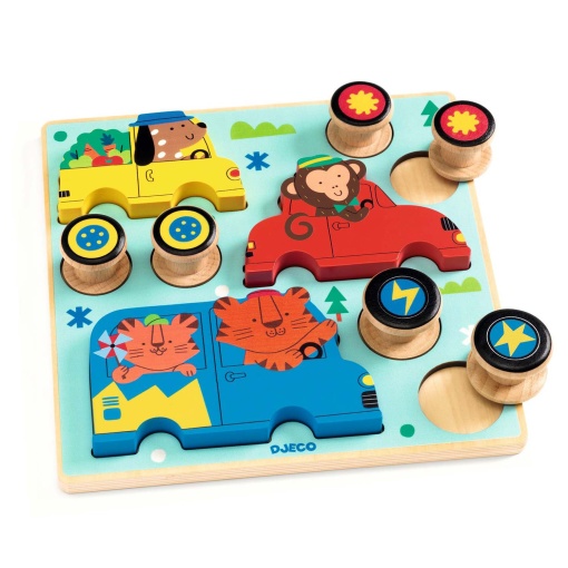 Puzzle DJECO Puzz & Roll Color