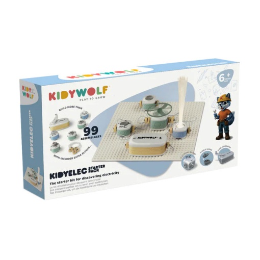 Kidyelec Starter - O meu primeiro kit de eletricidade KIDYWOLF