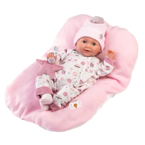 Boneca Heidi chorona com almofada 42cm LLORENS