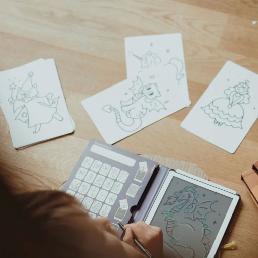 Recarga para Kidydraw - animais KIDYWOLF