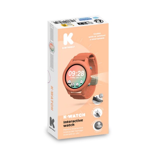 Smartwatch K-Watch laranja KIDYWOLF