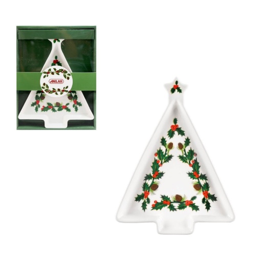 Prato árvore de Natal 20cm ANILAR