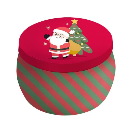 Caixa de metal Natal 7x5cm