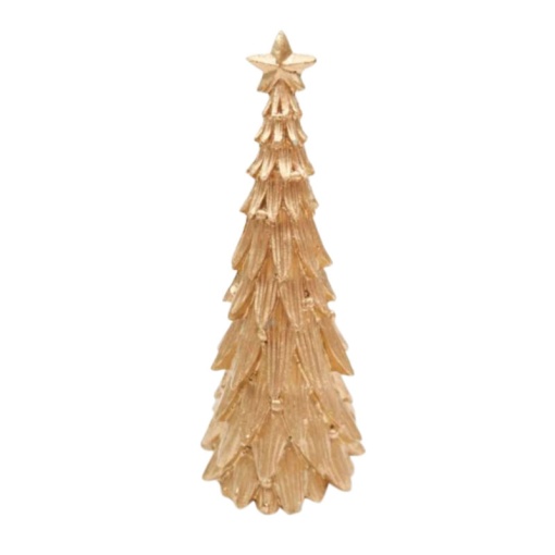 Árvore de Natal dourada 22cm