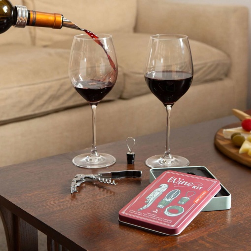 Conjunto de vinho 4 peças KIKKERLAND