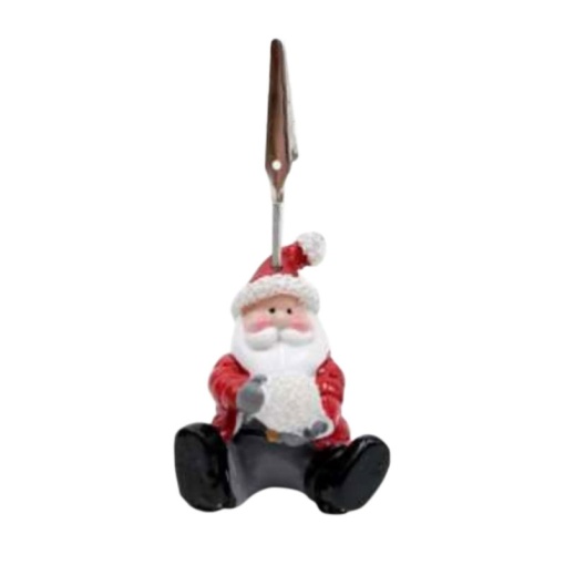 Pai Natal com clip 13cm