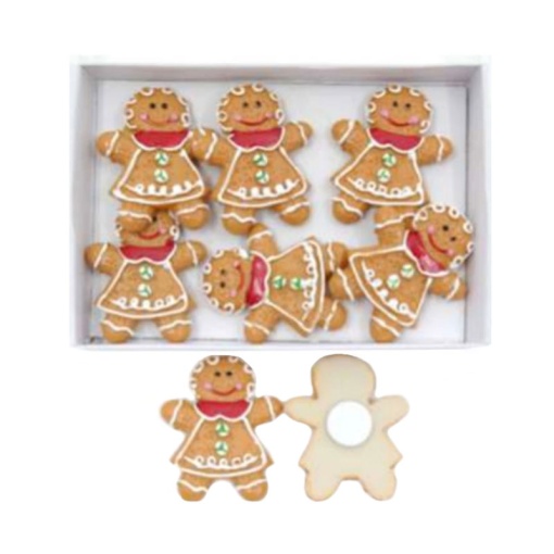 Íman biscoitos de Natal 5cm - 8 unidades