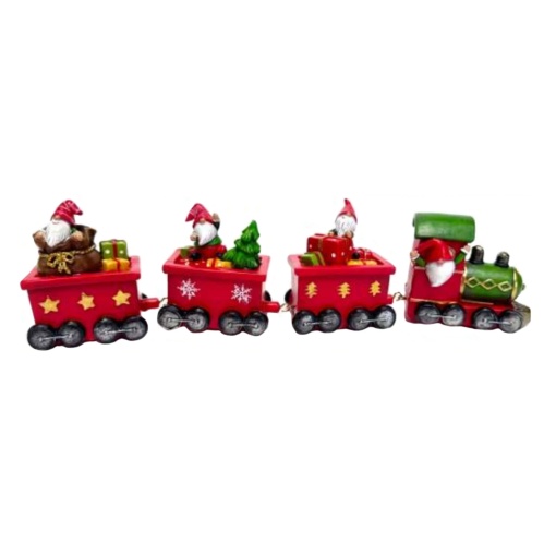 Comboio de Natal 33x19x7cm