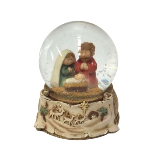 Globo de neve Sagrada Família 8,5cm
