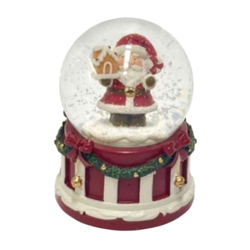 Globo de neve Pai Natal 4,5cm