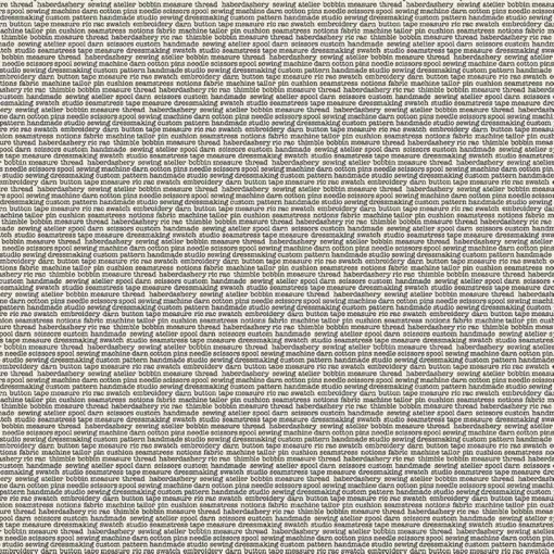 Tecido MAKOWER Atelier Glossary cream 1x1,12m
