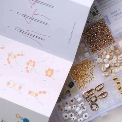 Maxi caixa de missangas e acessórios - Piña colada La Petite Épicerie