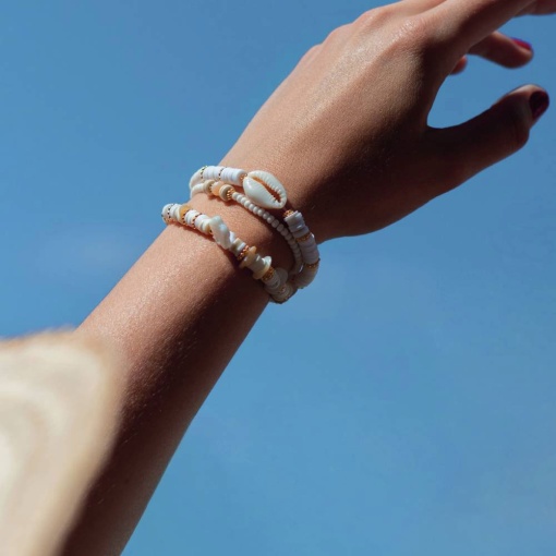Kit DIY bijouterie - As minhas pulseiras com missangas Heishi La Petite Épicerie