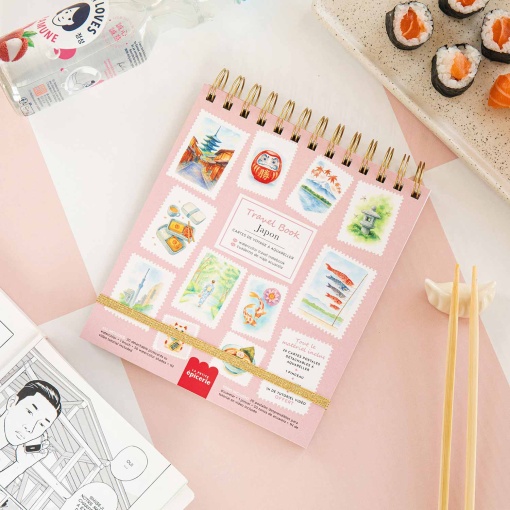 Travel book La Petite Épicerie caderno de viagem para aguarela - Japão