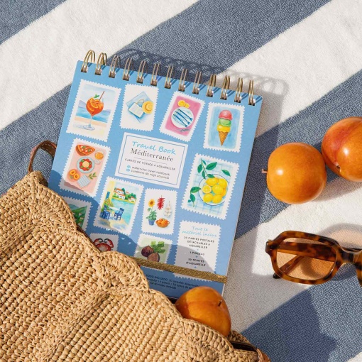 Travel book La Petite Épicerie caderno de viagem para aguarela - Mediterrâneo