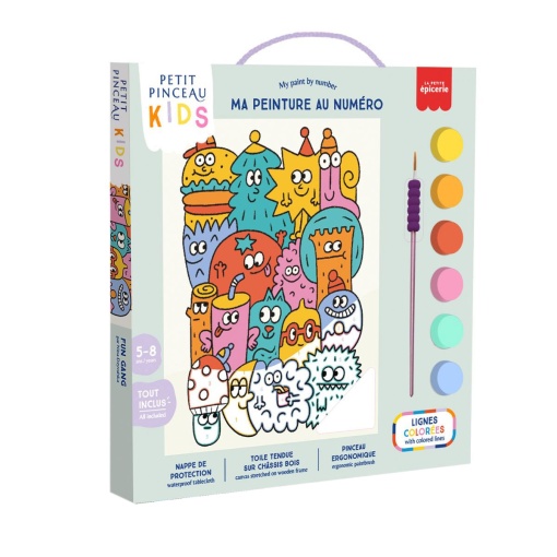 Pintar por números La Petite Épicerie Petit Pinceau Kids 18x25cm - Fun Gang
