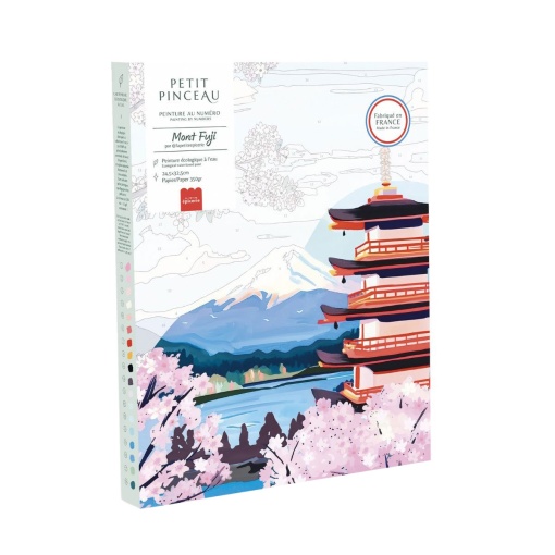 Pintar por números La Petite Épicerie Petit Pinceau 24,5x32,5cm - Monte Fuji