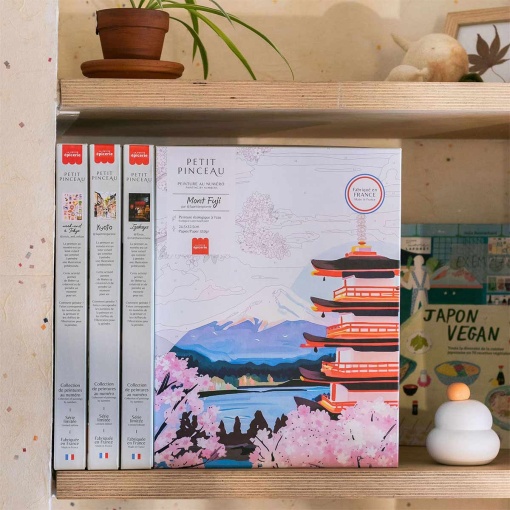 Pintar por números La Petite Épicerie Petit Pinceau 24,5x32,5cm - Monte Fuji