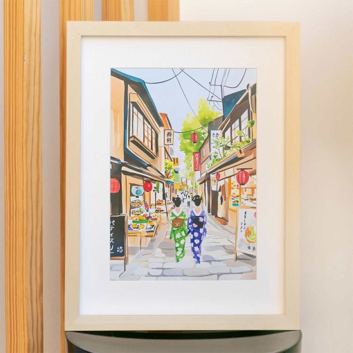 Pintar por números La Petite Épicerie Petit Pinceau 24,5x32,5cm - Kyoto