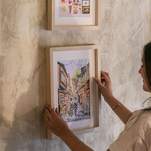 Pintar por números La Petite Épicerie Petit Pinceau 24,5x32,5cm - Kyoto