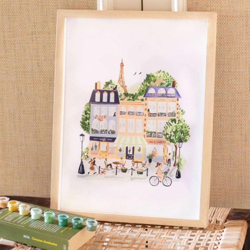 Pintar por números La Petite Épicerie Petit Pinceau 24,5x32,5cm - Paris
