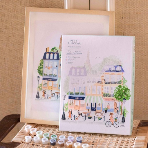 Pintar por números La Petite Épicerie Petit Pinceau 24,5x32,5cm - Paris