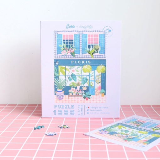 Puzzle La Petite Épicerie Quatre Coins 1000 peças - Floris por Simply Katy