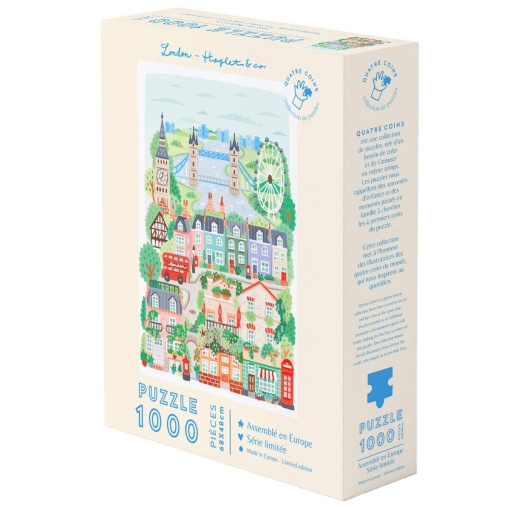 Puzzle La Petite Épicerie Quatre Coins 1000 peças - Londres por Hoglet&Co