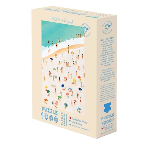 Puzzle La Petite Épicerie Quatre Coins 1000 peças - Beach Life por Melisa Bilgici