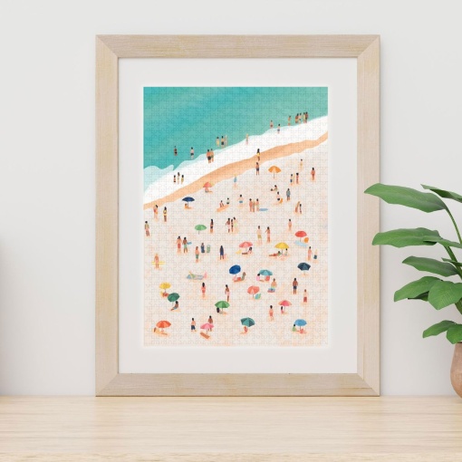 Puzzle La Petite Épicerie Quatre Coins 1000 peças - Beach Life por Melisa Bilgici