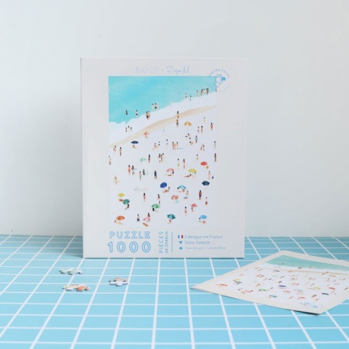 Puzzle La Petite Épicerie Quatre Coins 1000 peças - Beach Life por Melisa Bilgici