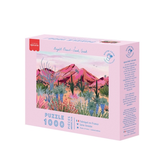 Puzzle La Petite Épicerie Quatre Coins 1000 peças - deserto vibrante por Sarah Gesek
