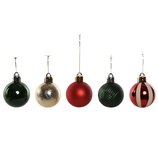 Conjunto bolas de Natal 4cm 20 peças